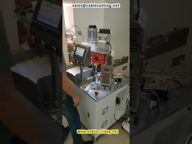 Máy đánh đầu dây rung hai đầu | Máy ép đầu cốt tự động tốc độ cao