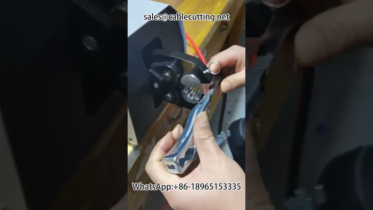 Máy ép đầu cốt khí nén chuyên dụng cho kẹp cá sấu - Thiết bị tự động hóa