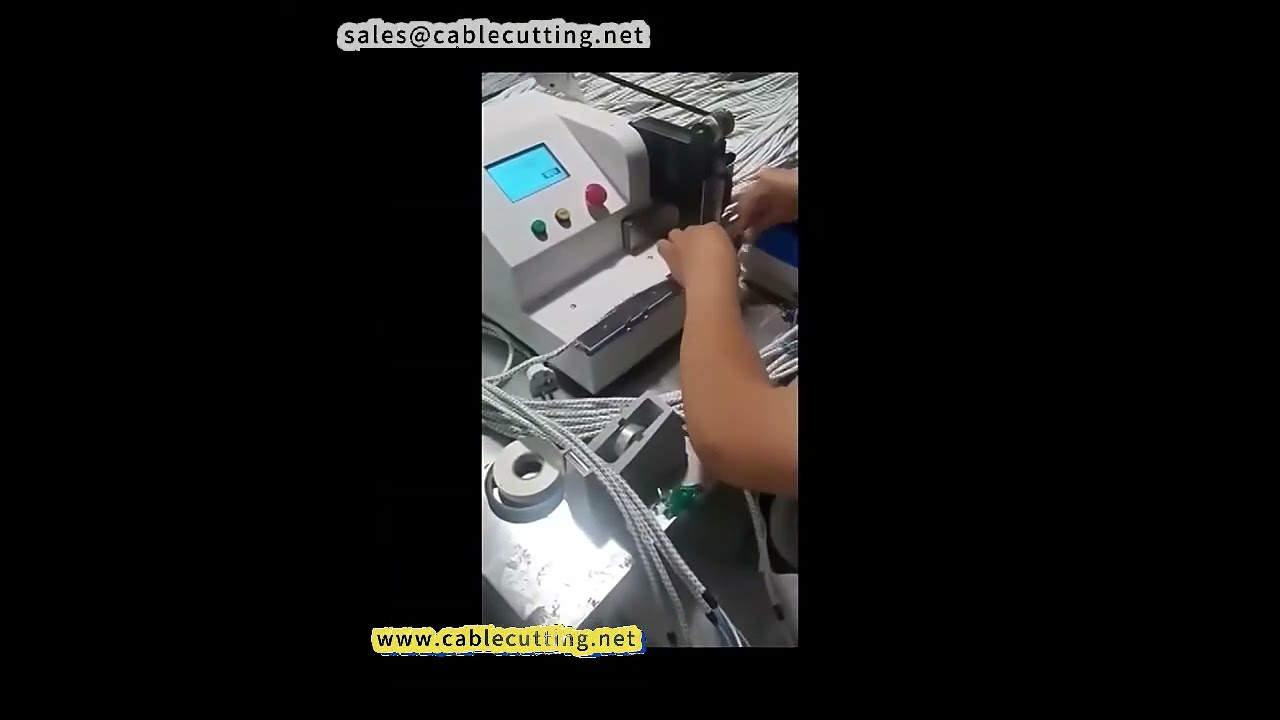 Máy quấn băng keo để bàn cho dây cáp ô tô - Máy quấn dây điện tự động