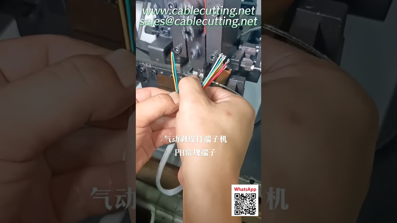 Máy tuốt dây và ép đầu nối PH tự động - Giải pháp tối ưu cho dây cáp