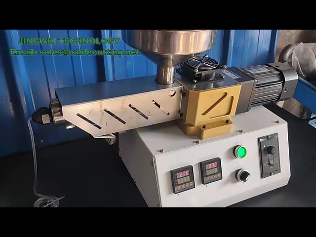 Máy Ép Phun SJ25 - Máy Đùn Nhựa Để Bàn Trục Vít Đơn Cho Polymer
