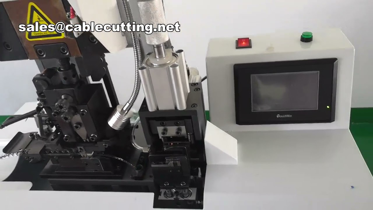 Máy Ép Đầu Cốt Khí Nén & Tuốt Dây Tự Động - Công Cụ Tự Động Hóa Nhà Máy