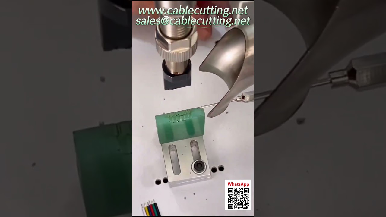 Máy cắt và tuốt dây điện tự động - Chạy bằng chân, vận hành êm ái | Dây cáp điện