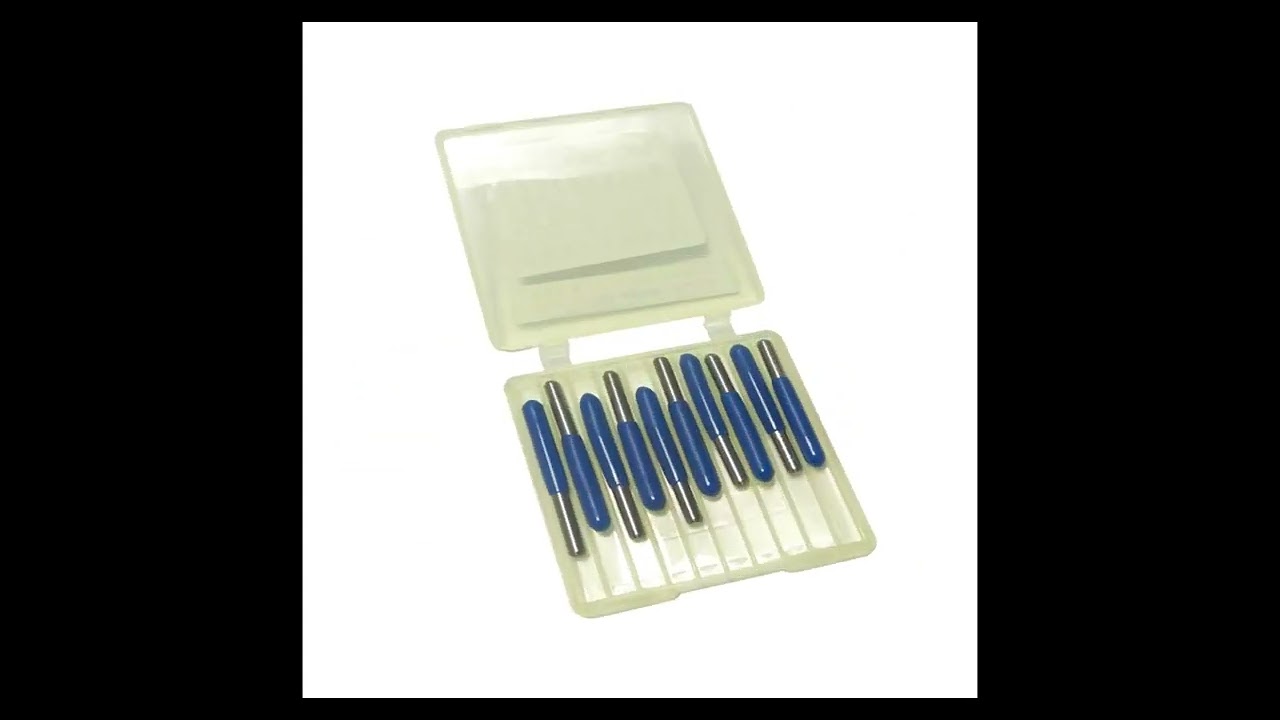 Dao Khắc CNC V-Sharp Mới – Lưỡi Cắt Sắc Bén Góc 10-30 Độ, Đường Kính 3.175mm Cho Khắc Gỗ Chính Xác