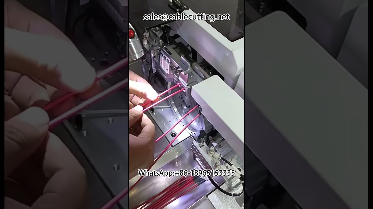 Máy cắt ống co nhiệt tự động cấp liệu cho dây ô tô - Tối ưu hóa sản xuất