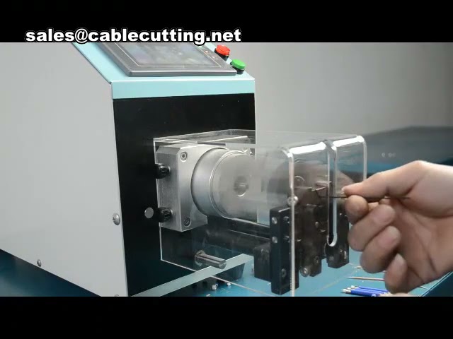 Máy Cắt Tuốt Dây Cáp Đồng Trục Tự Động - Máy Tuốt Dây Cáp Chính Xác Cao