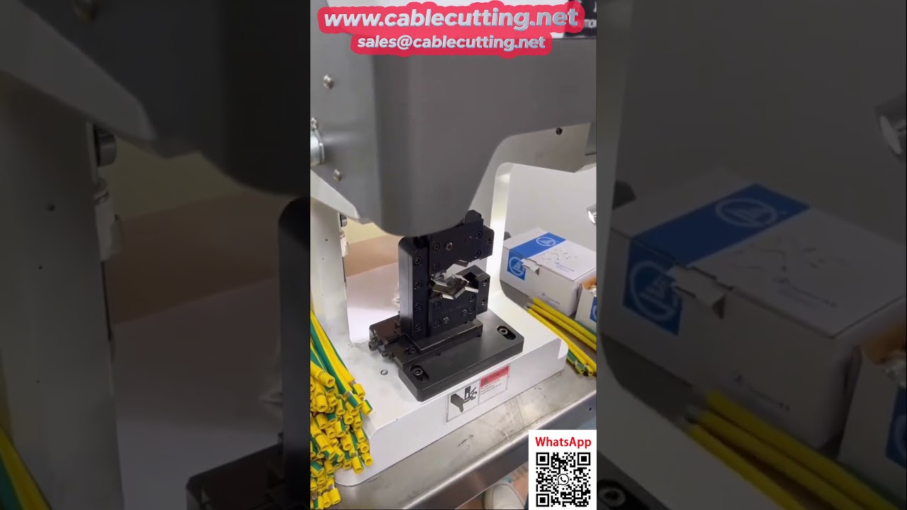 Máy ép đầu cosse thủy lực CNC chính xác - Tự động hóa dây chuyền sản xuất dây dẫn