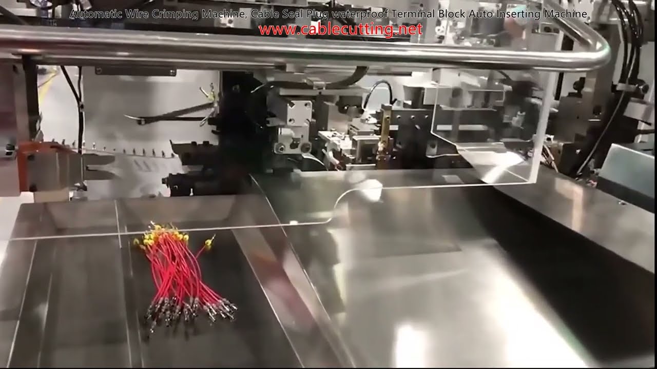 Máy Ép Đầu Cos Tự Động & Máy Chèn Phích Cắm Chống Thấm Cho Khối Đầu Nối