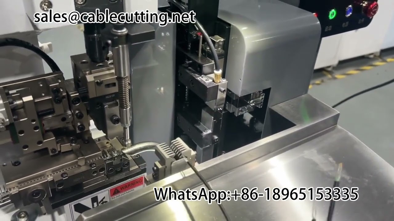 Máy Tuốt Dây Siêu Ngắn Kép & Ép Tán Đôi Tự Động