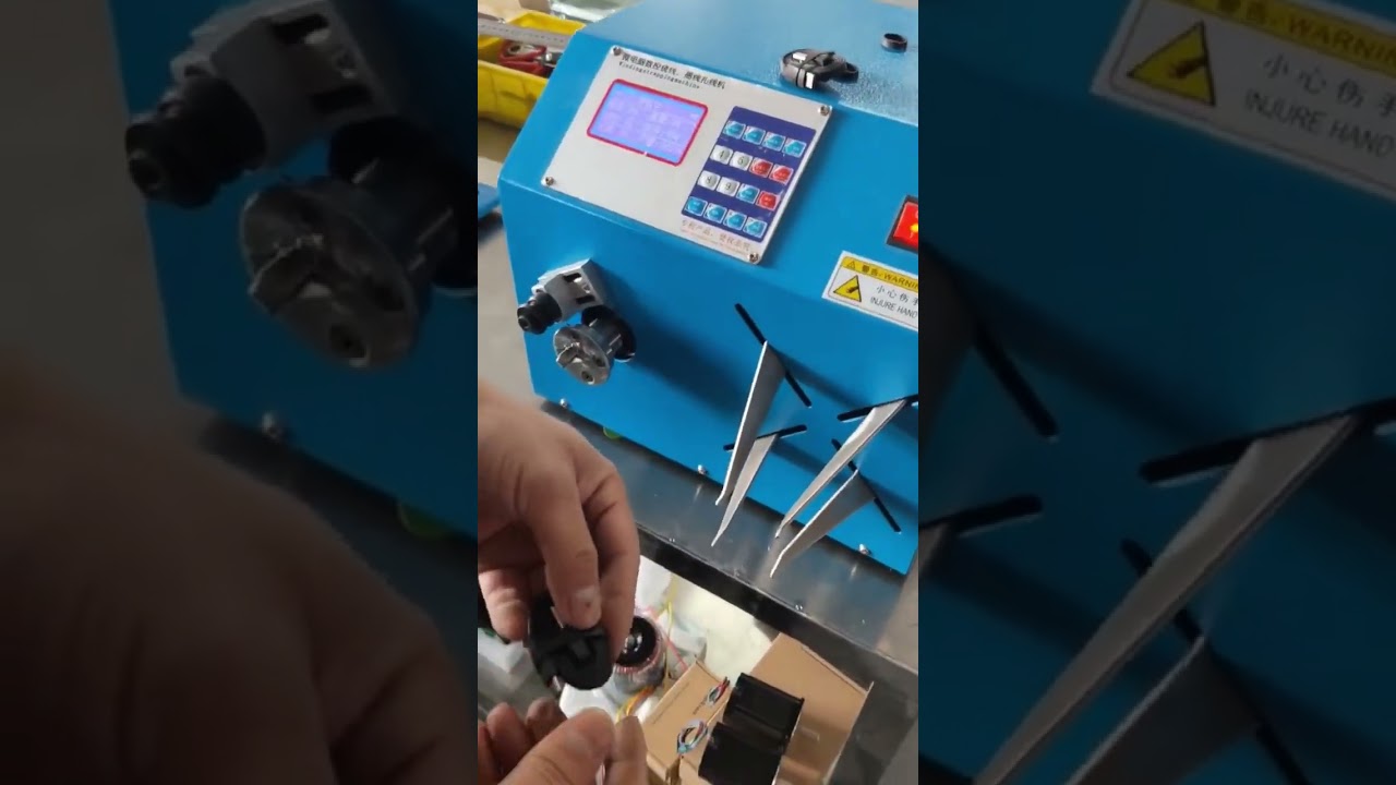 Máy nở vòng cao su tích hợp chức năng quấn dây - Video thực tế #nhàmáy #máymóc