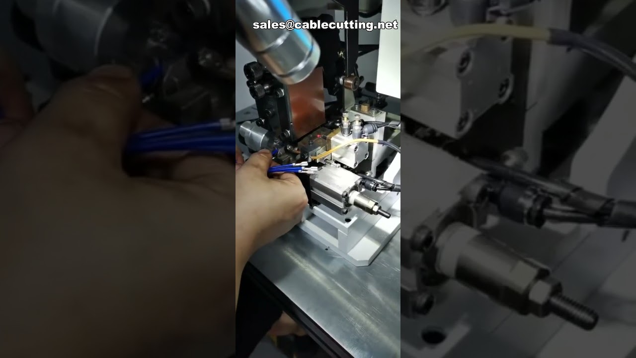 Máy cắt dây, tuốt dây và bấm đầu cos màn hình cảm ứng – Máy cắt và tuốt dây tự động hiệu quả