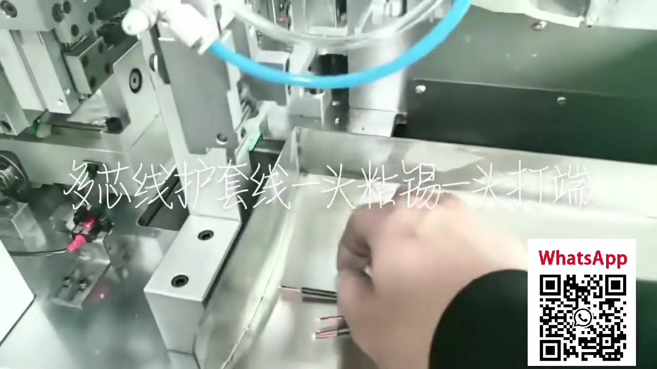 Máy Ép Cáp Nhiều Lõi Bọc 18mm & Mạ Thiếc 15mm - Tự Động Hóa Xử Lý Dây