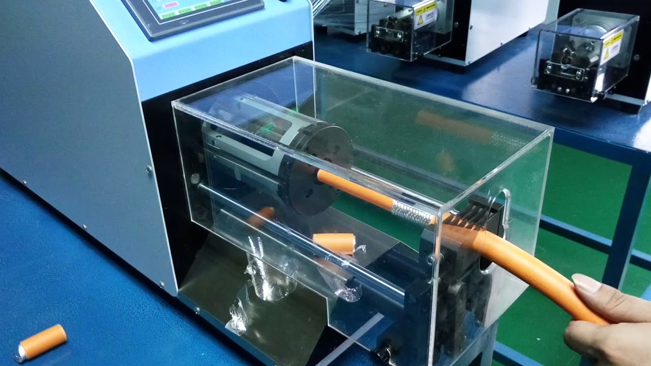 Máy tuốt dây cáp đồng trục chính xác | Tự động hóa sản xuất | cablecutting.net