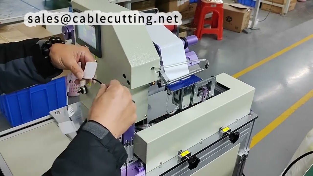 Wire Fold Over Labeling Machine 40-80mm Labels