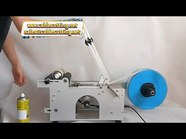 Máy Dán Nhãn Thủ Công Để Bàn MT-50 – Dán Nhãn Chai Rượu, Chai PET, Lon Bia & In Ngày
