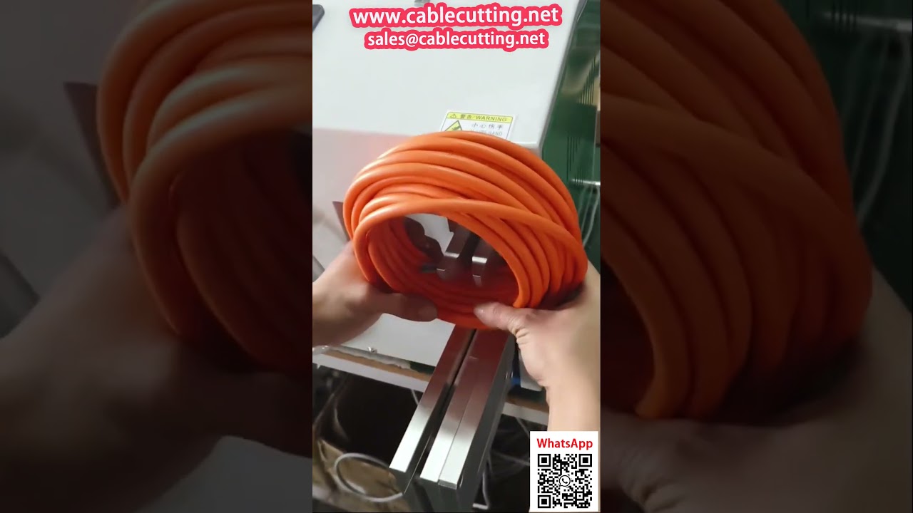 Máy Cuộn và Buộc Dây Điện Tự Động Cỡ Lớn - Dành Cho Dây Nguồn Bọc Vỏ