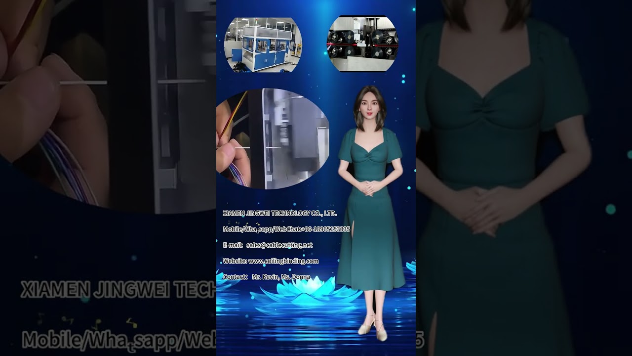 Máy đếm cắt cuộn buộc dây cáp vỏ bọc phẳng tự động - Tối ưu hóa sản xuất dây cáp
