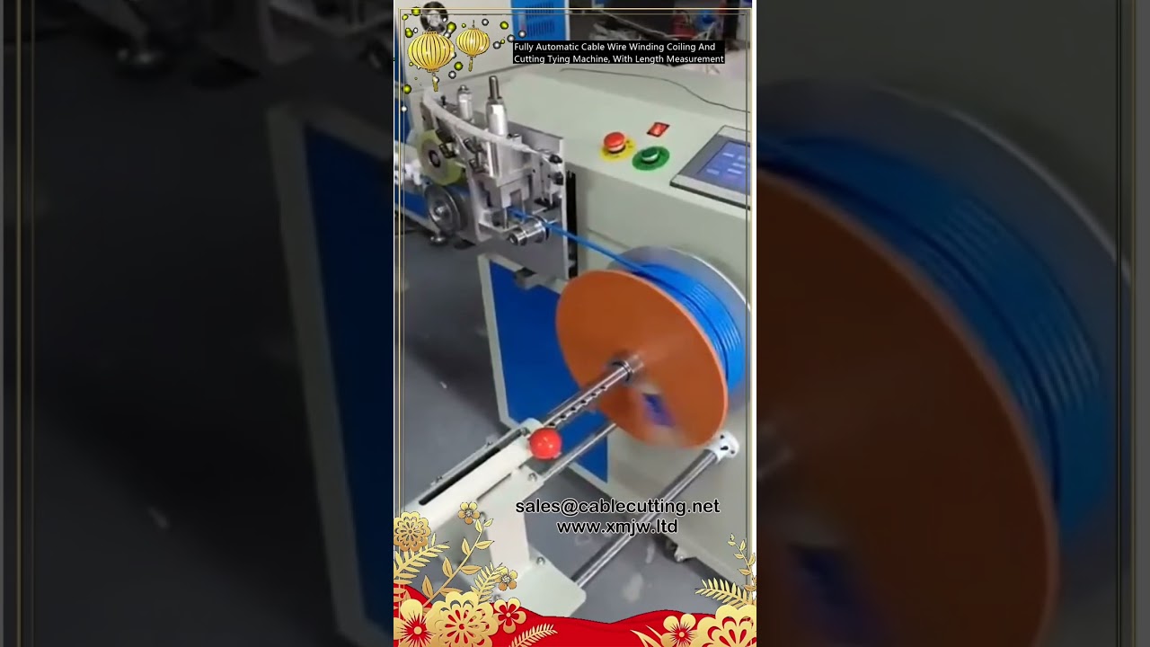 Máy Quấn Dây, Cuộn Cáp, Cắt và Buộc Tự Động Hoàn Toàn – Tích Hợp Đo Chiều Dài Chính Xác