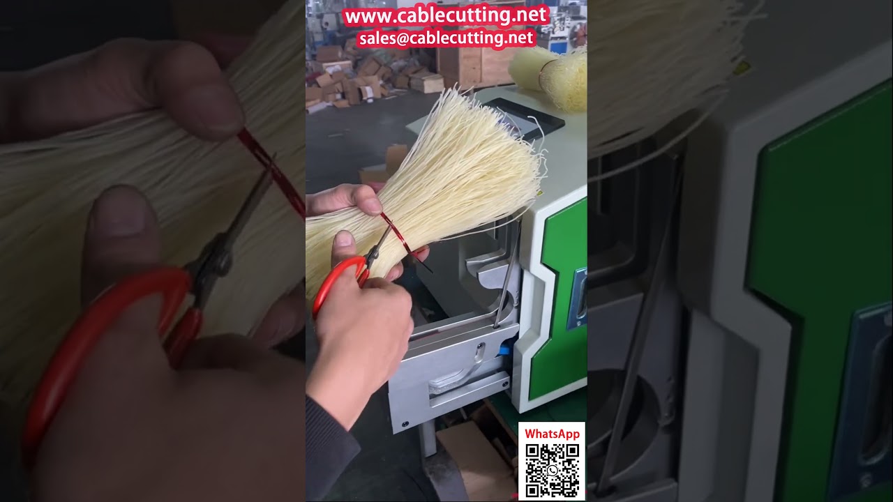 Máy buộc dây tự động đa năng cho dây điện, mì sợi và nhiều sản phẩm khác
