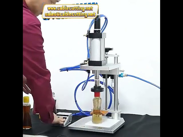 Máy Ép Nắp Chai Rượu Vang Bằng Khí Nén – Máy Đóng Nắp Nhôm Tự Động