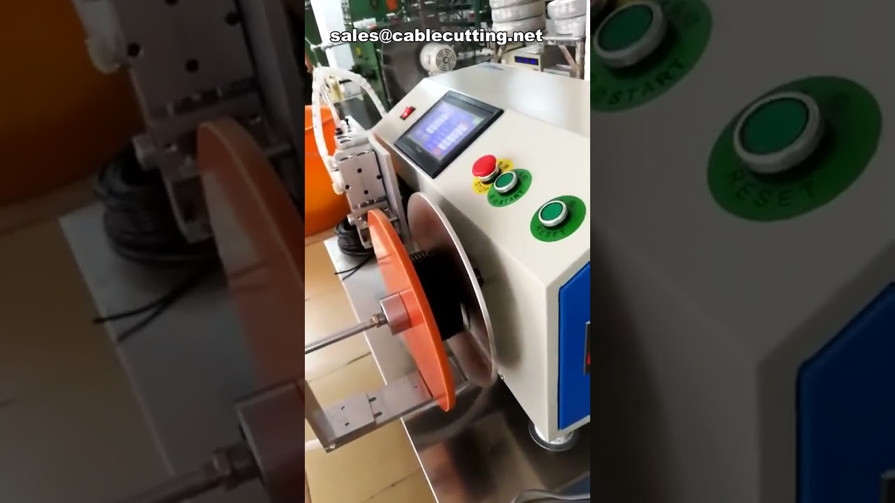 Máy Cắt Dây Và Quấn Dây Mét, Máy Quấn Dây Để Bàn, Căn Chỉnh Cắt & Quấn Chính Xác