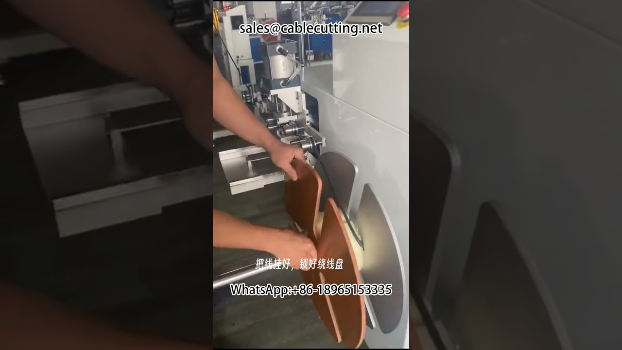 Máy quấn dây tự động - Đếm mét, cắt hàng và quấn lại cáp chính xác