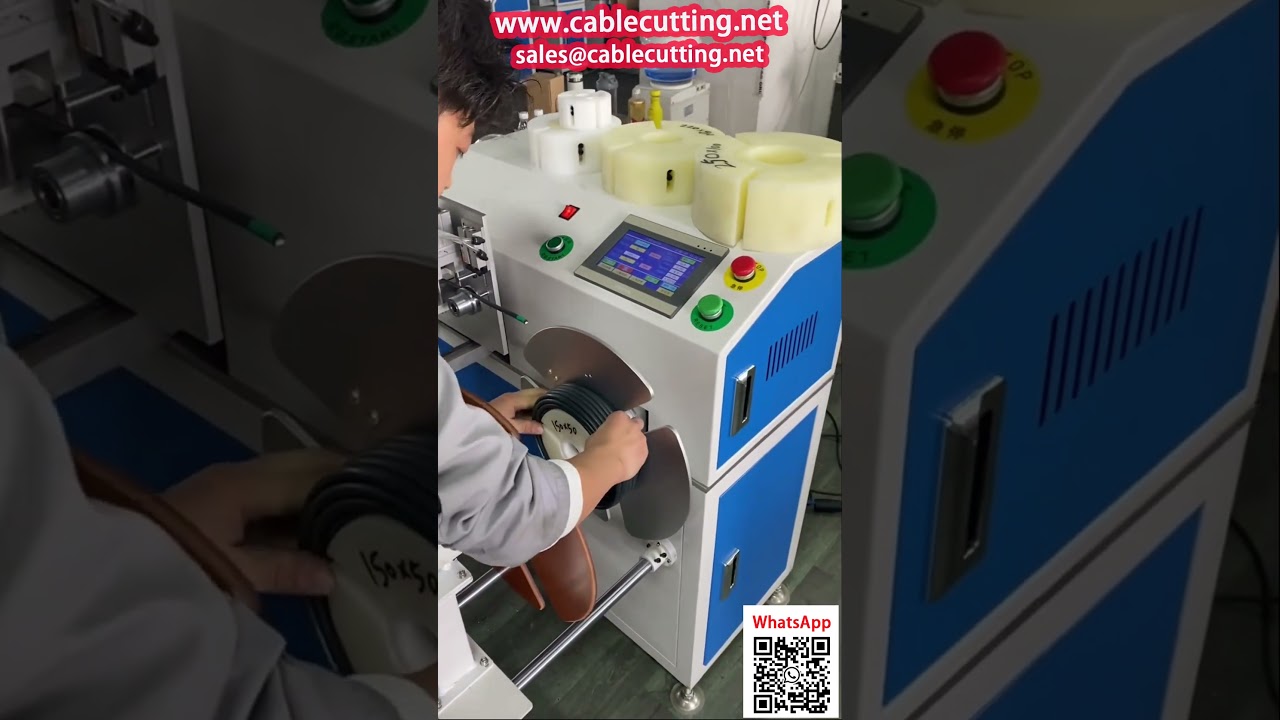 Máy Quấn và Đếm Cáp Đồng Trục, Dây Nguồn, Cáp Bọc – Tự Động Hóa Đóng Gói Hiệu Quả