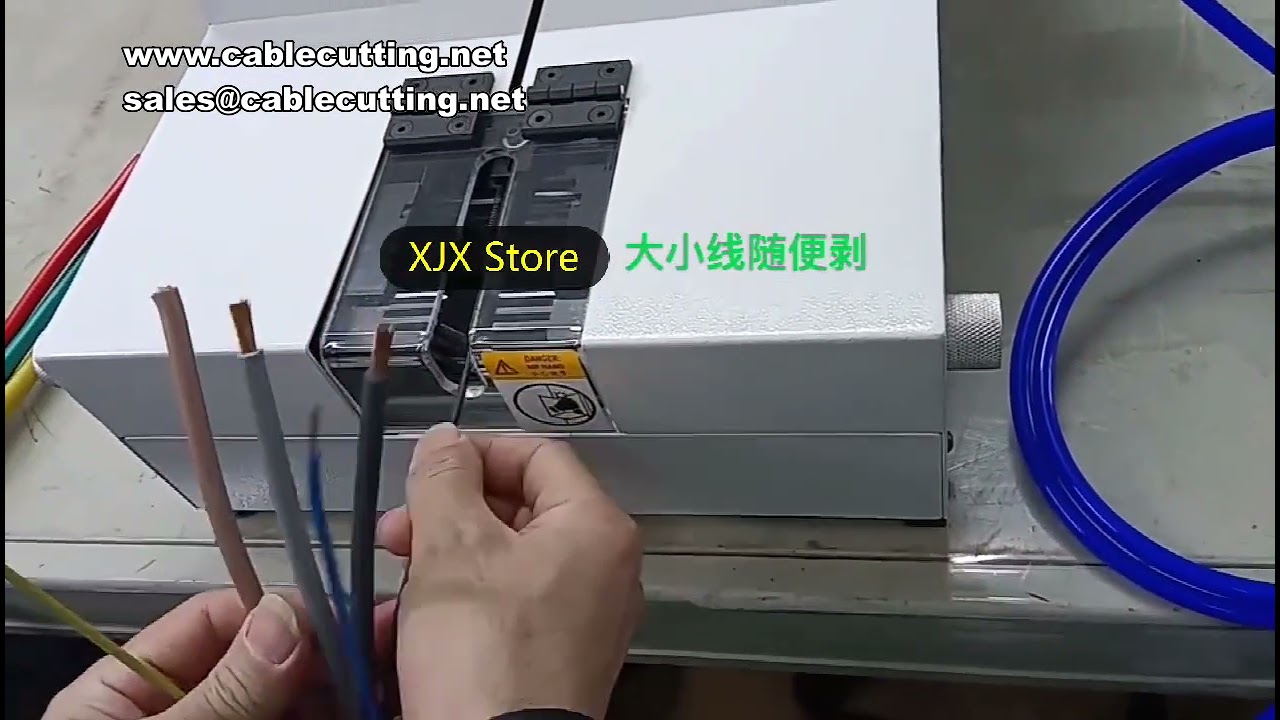 Máy tuốt dây tự động khí nén 0.5-25mm² - Không cần điều chỉnh, hiệu suất cao