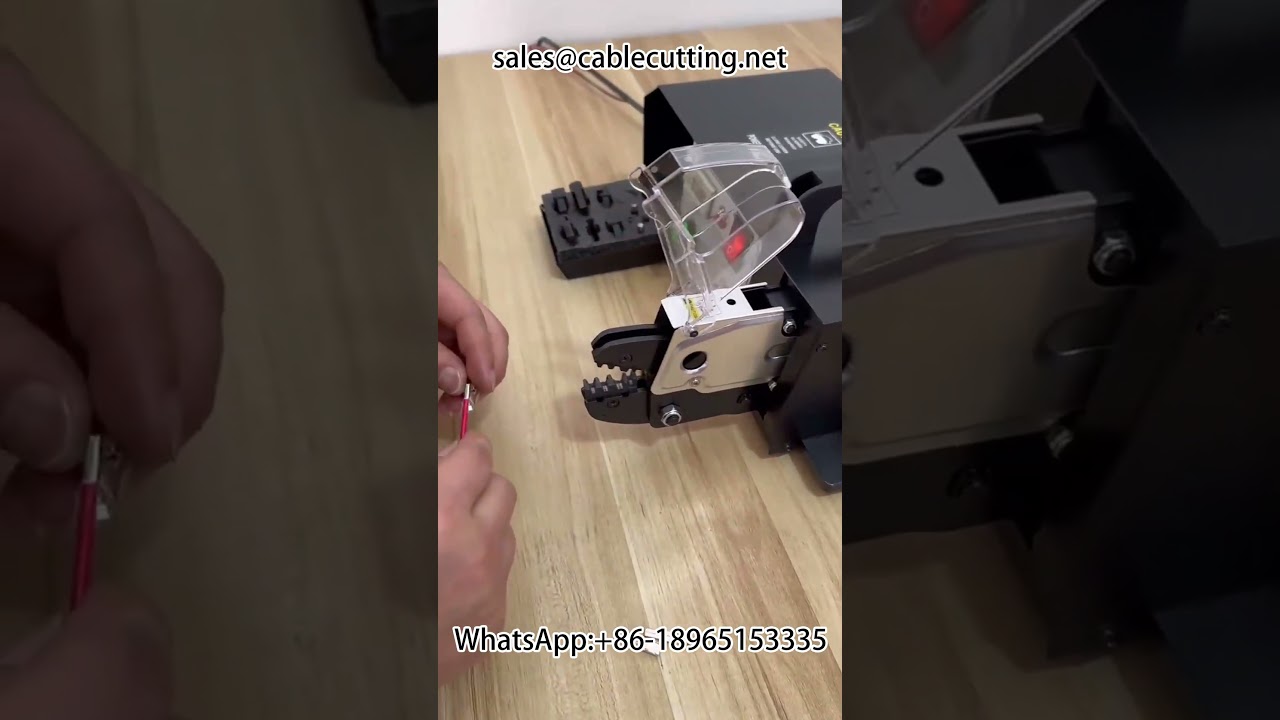 Máy ép đầu cốt điện tự động – Ép đầu cắm và đầu lò xo chính xác