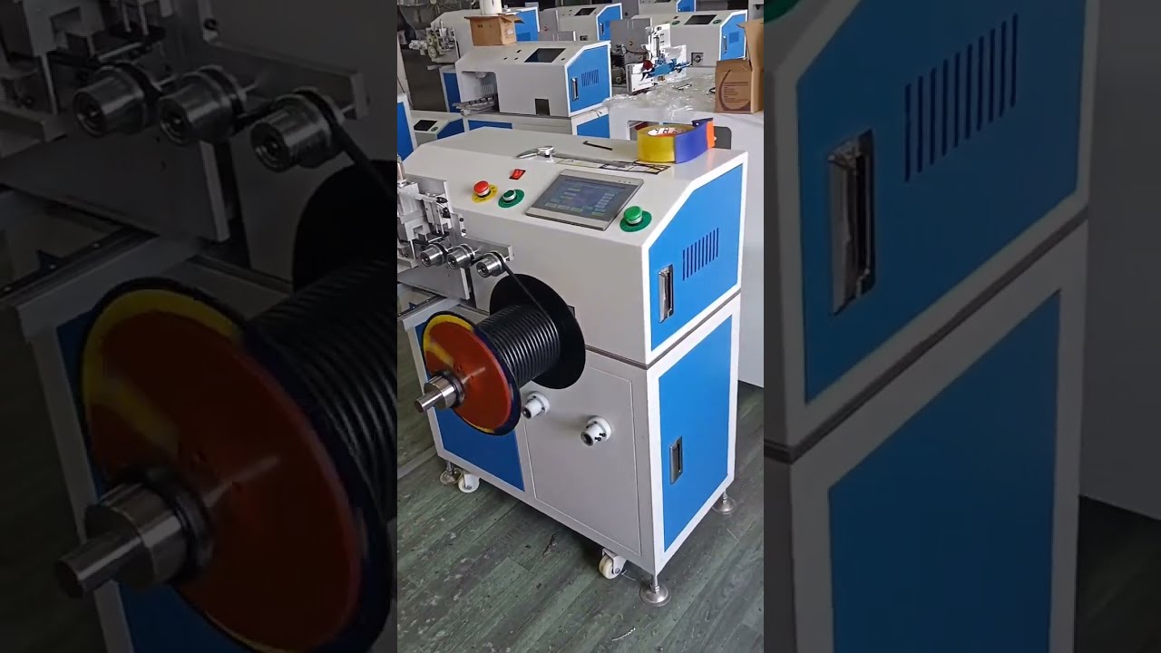 Máy quấn dây có đồng hồ đếm mét | Thiết bị sản xuất dây điện – Nhà máy #factory #machine