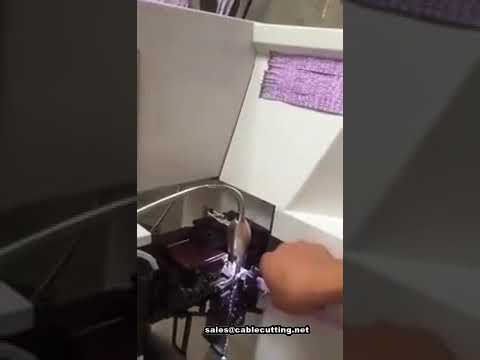 Máy tuốt và bấm dây cáp ribbon bán tự động - Giải phép tối ưu cho dây cáp dẹt