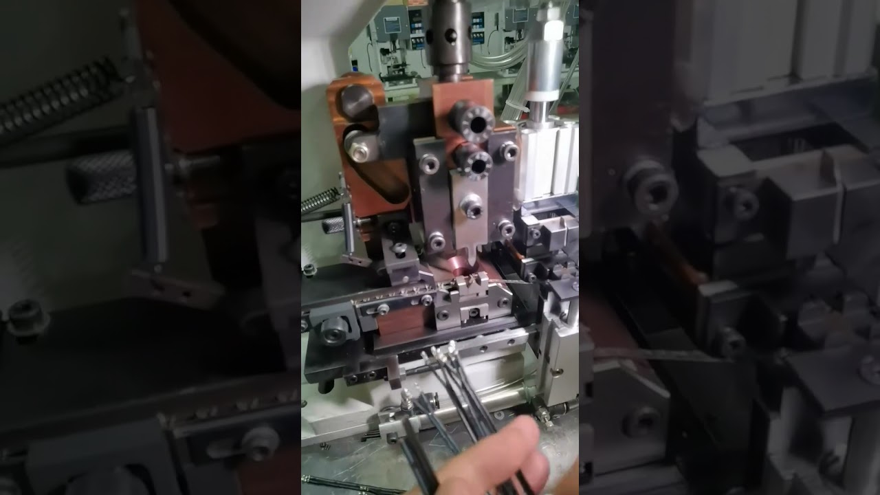 Máy ép đầu cốt băng liên tục dây cáp - Video thực tế quay máy (Cần gửi mẫu thử)