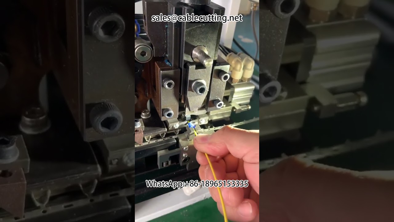 Máy ép đầu cos chống nước bán tự động | Máy tuốt dây tự động | Thiết bị dây cáp chuyên dụng