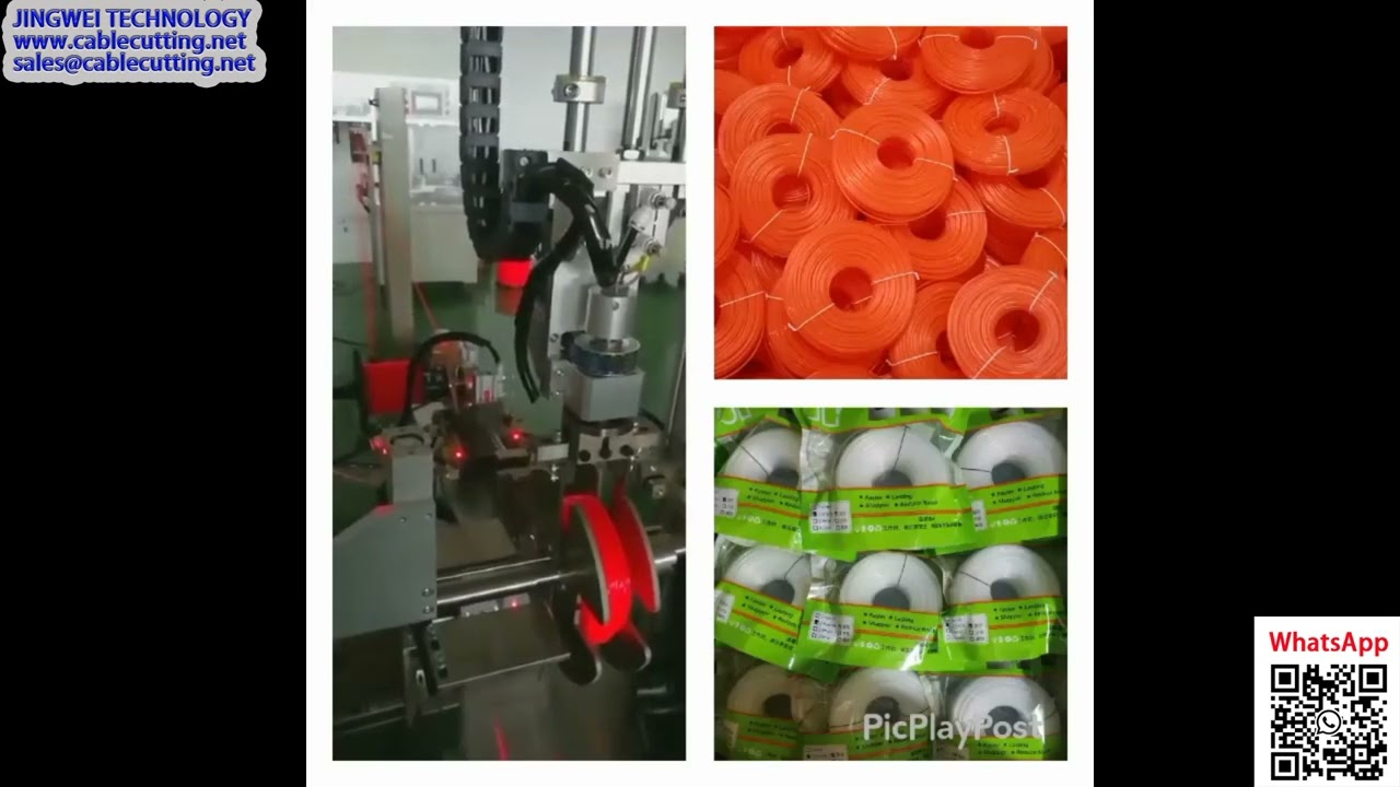 Máy cuộn tự động cho cuộn dây cắt cỏ số lượng lớn