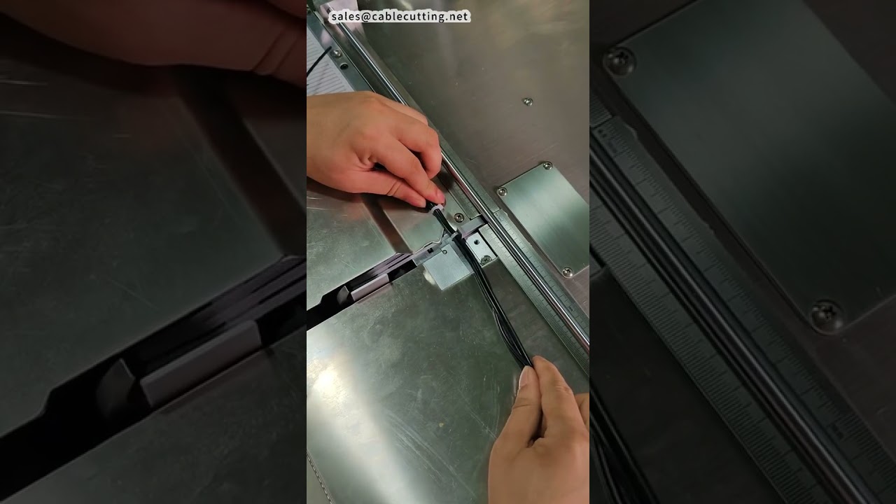 Máy Buộc Cáp Nylon Tự Động: Cấp Dây, Siết, Cắt, Khóa - Tăng Hiệu Suất Nhà Máy