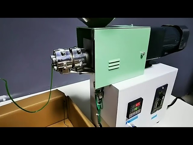 Máy đùn nhựa mini SJ12 để bàn - Máy đùn trục vít đơn phòng thí nghiệm