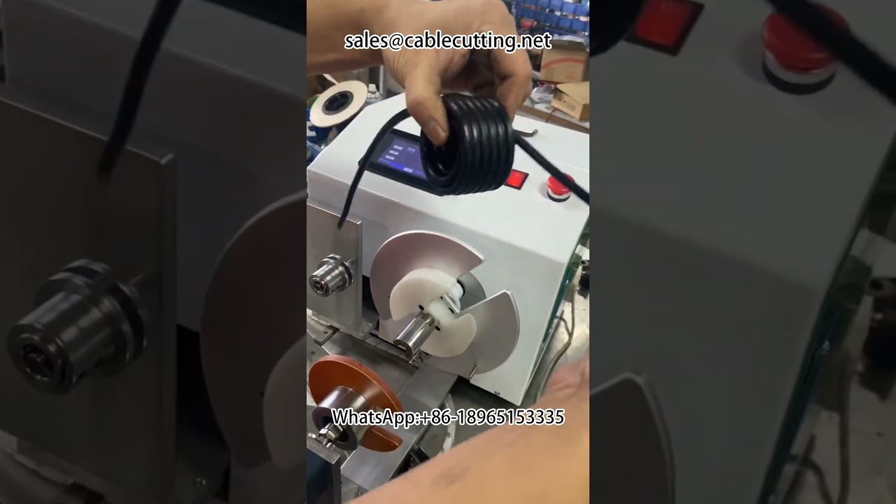 Máy quấn dây hàng đơn tự động - Công nghệ giữ đầu giữ đuôi | Máy quấn hàng | Dây điện ô tô