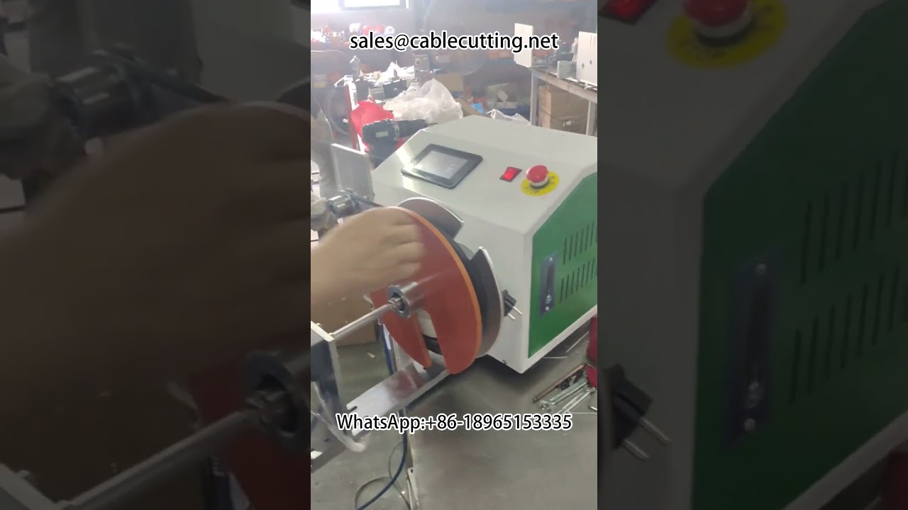 Máy cuộn và buộc dây nguồn tự động | Thiết bị nhà máy #dây_nguồn #máy_cuộn_dây #máy_buộc_dây #máy_tuốt_dây_cáp