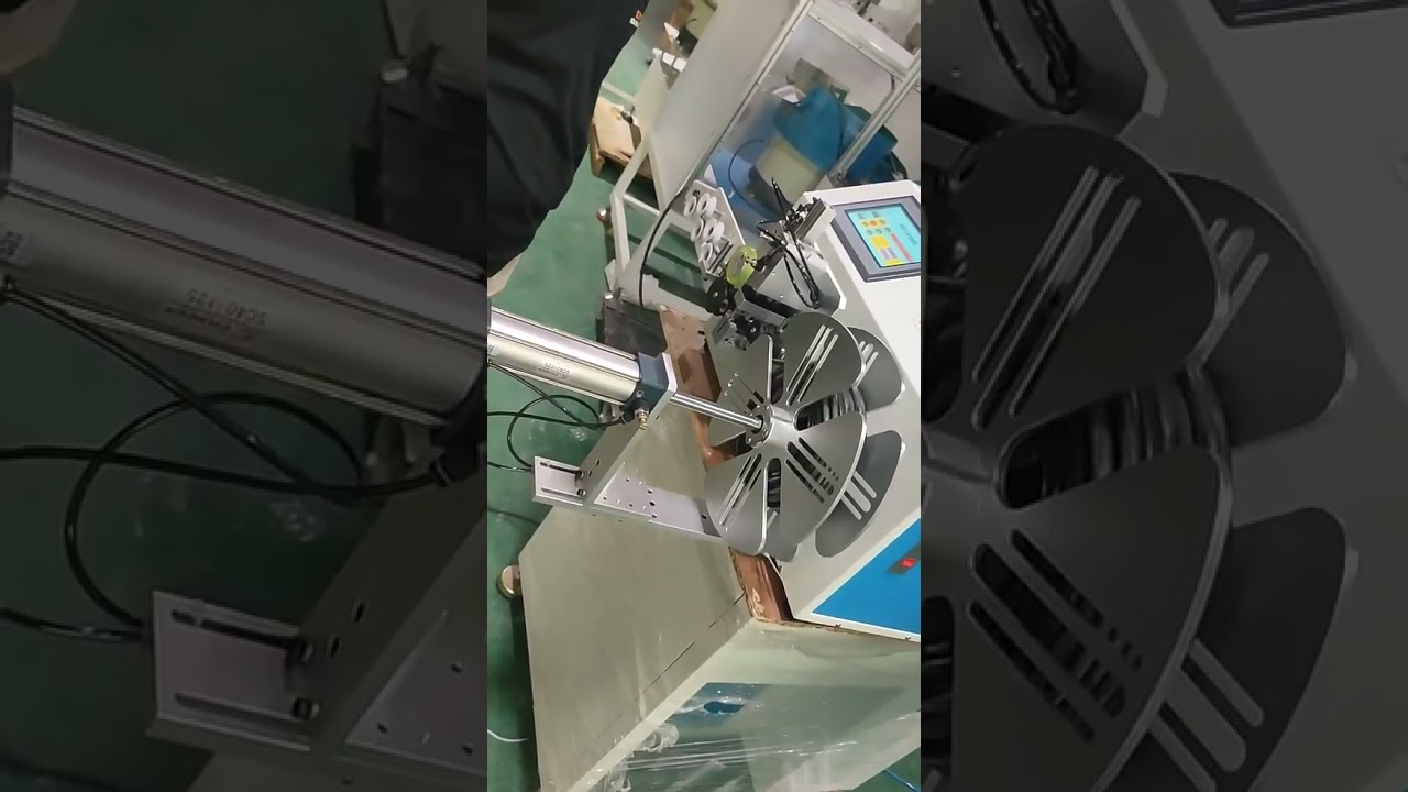 Máy đếm mét, quấn và buộc dây tự động | Máy bóc vỏ cáp đồng, quấn cuộn chuyên nghiệp