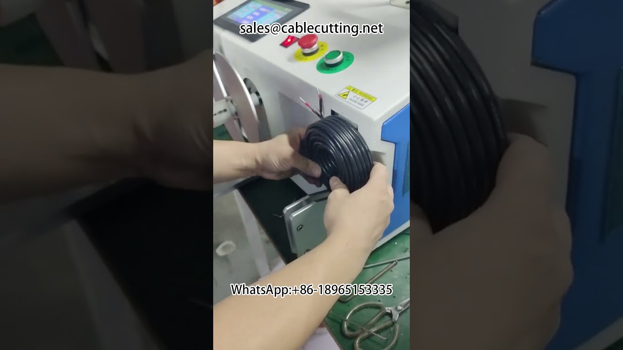 Máy quấn và buộc dây chính xác cho dây cáp | Máy quấn dây tự động