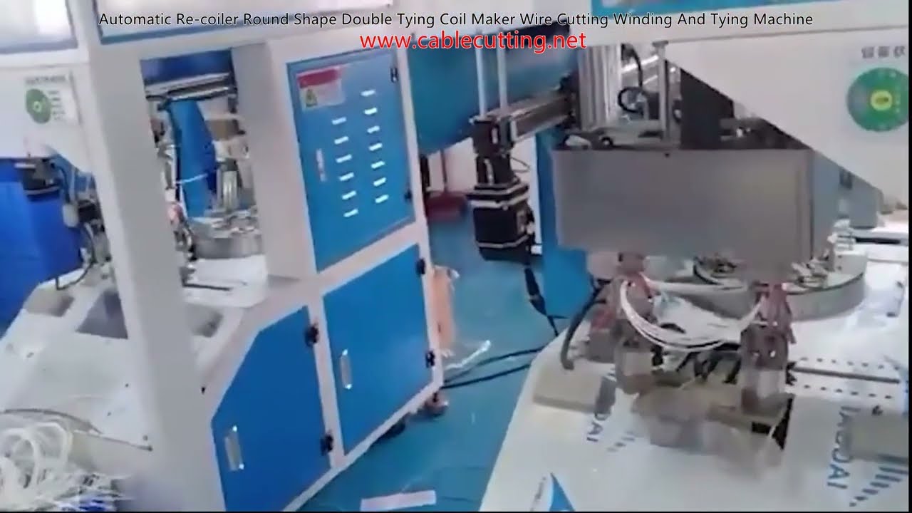 Máy Cuộn Dây Tự Động Hình Tròn – Cắt, Quấn và Buộc Kép Dây Thép Chuyên Nghiệp