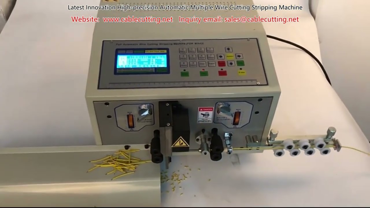 Máy cắt và tuốt dây tự động đa năng, độ chính xác cao