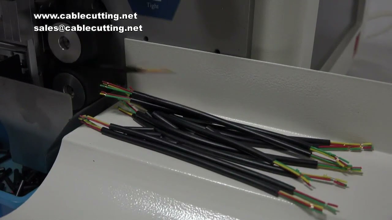 Máy Tuốt Dây Điện Tự Động 0.1-6mm, Điều Khiển Máy Tính, Dẫn Động Bốn Bánh 220V - Cắt và Tuốt Chính Xác
