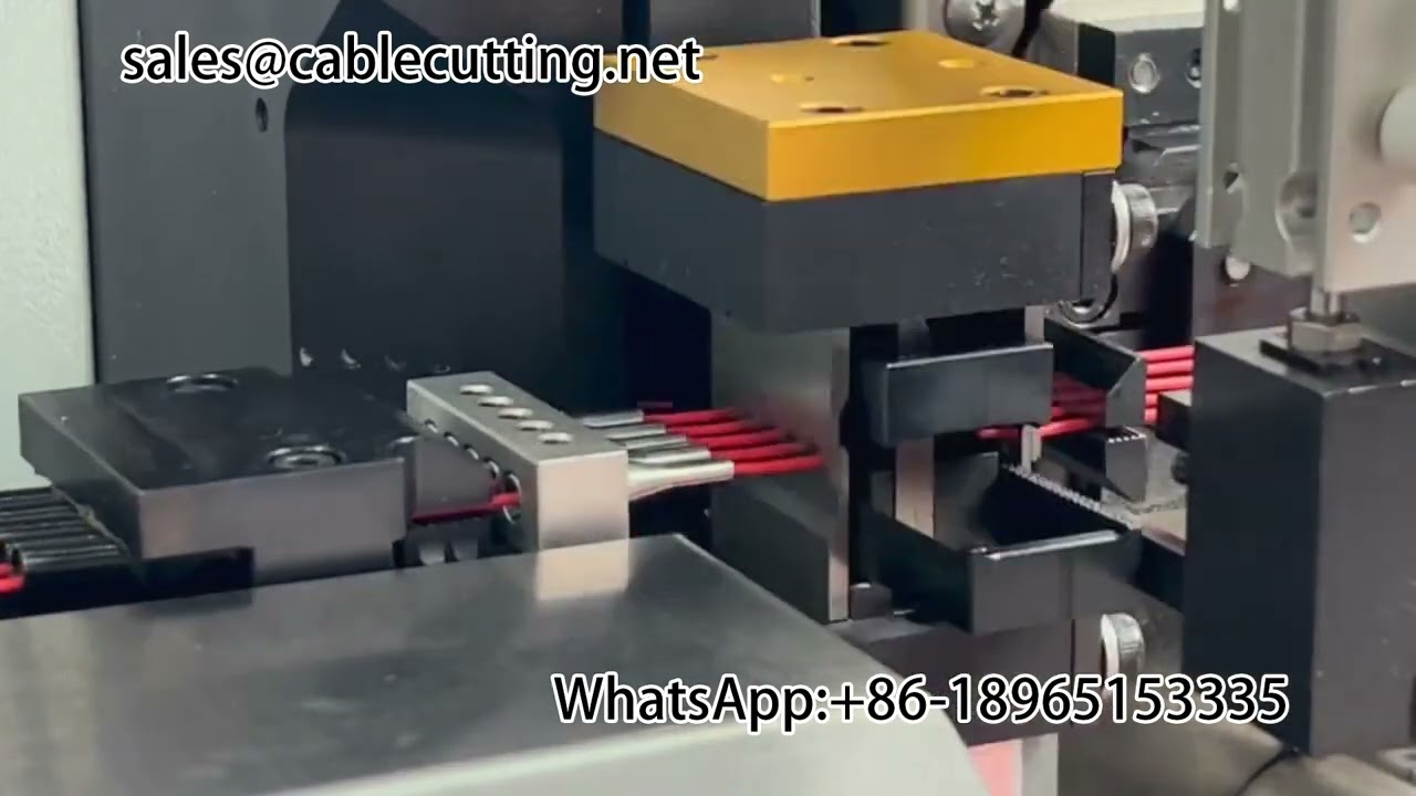 Máy hàn thiếc và tuốt dây 5 đầu tự động | Thiết bị dây cáp ô tô
