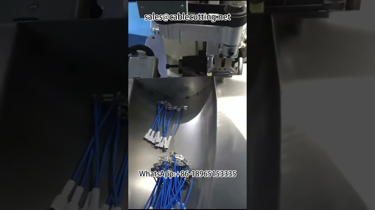 Máy cắt bóc đầu dây tự động hai đầu tích hợp máy cắt vỏ chịu mòn - Thiết bị dây cáp chuyên nghiệp