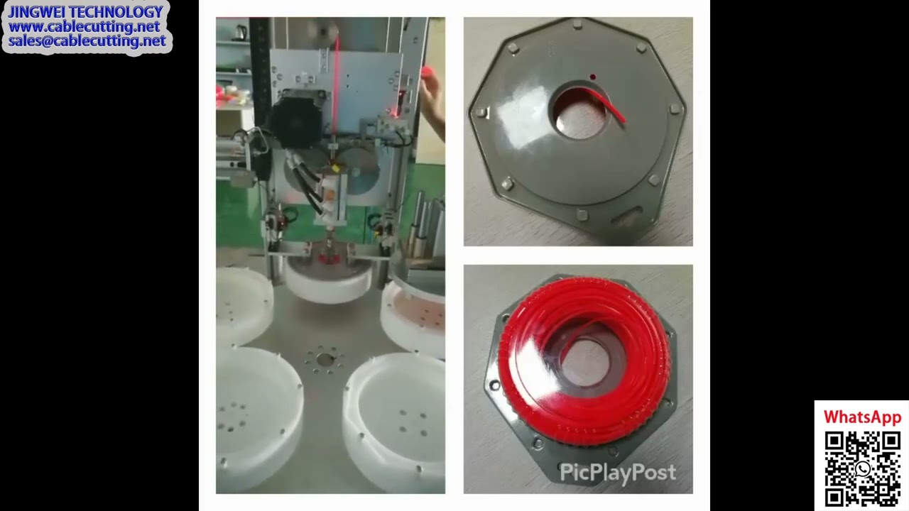 Máy Cuốn Dây Cắt Cỏ Tự Động - Đóng Gói Vỉ Snap-On Chuyên Nghiệp