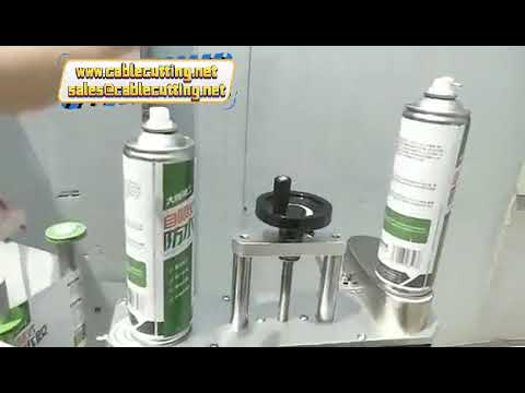 Máy dán nhãn decal để bàn đa năng cho chai thủy tinh, lon, chai rượu và tinh dầu
