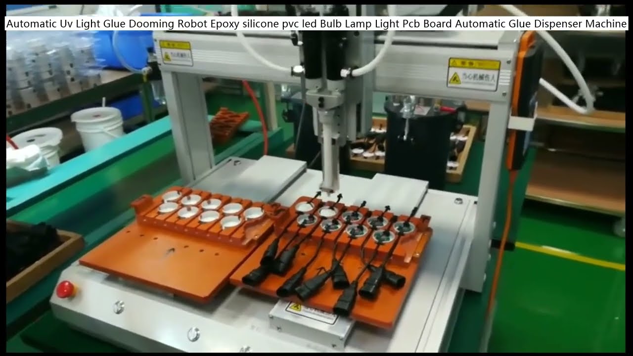 Robot chấm keo UV tự động cho epoxy, silicone, đèn LED và PCB | Tự động hóa sản xuất