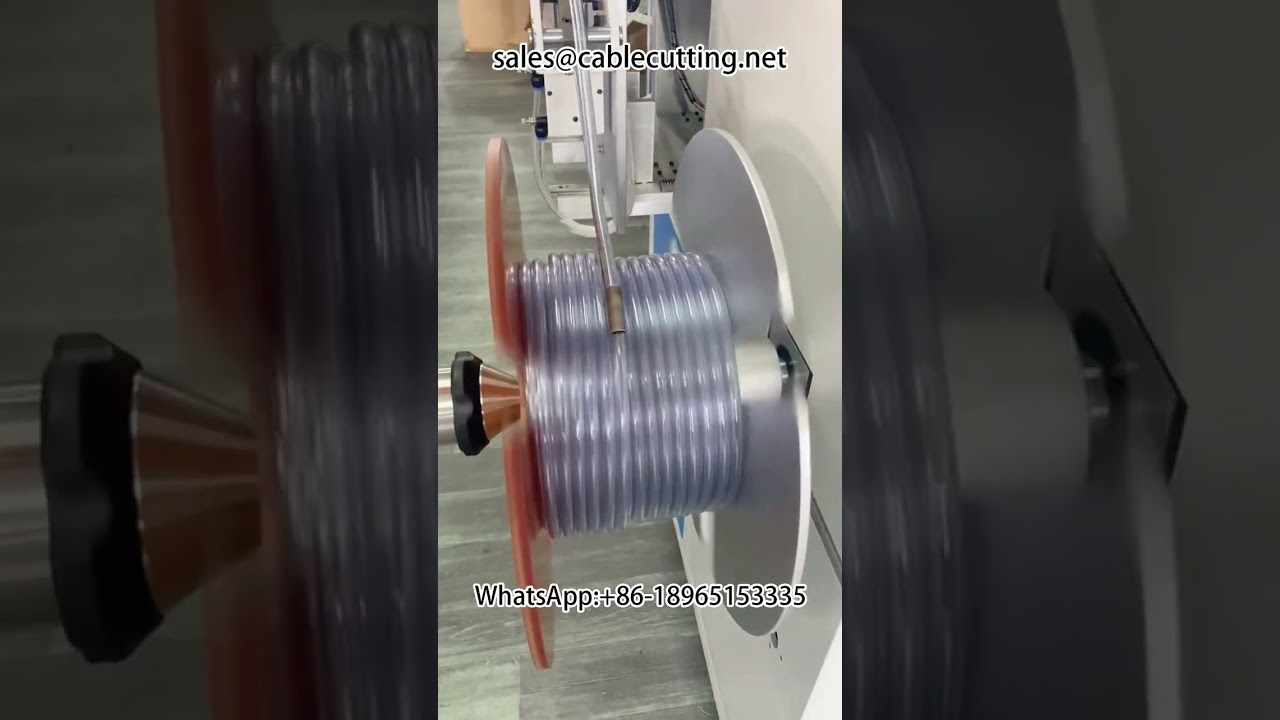 Máy Đếm Mét và Cuộn Ống PVC Tự Động #MáyCuộnỐngPVC #ỐngPE #MáyCuộnDây #DâyĐiện #TựĐộngHóa