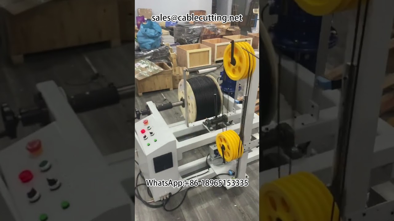 Máy quấn dây từ cuộn lớn sang cuộn nhỏ, tự động đếm mét chính xác | Máy quấn dây tự động #Wire Win